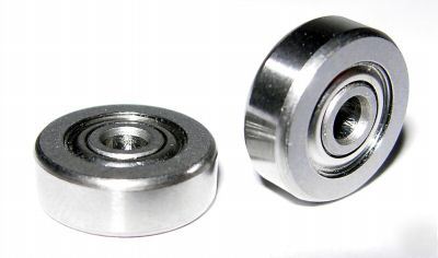 (10) R2AZ ball bearings, 1/8 x 1/2, R2A-z, R2AZZ, 2Z