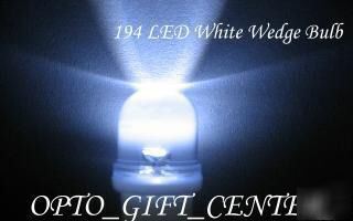 10X 194/168 led white big-led wedge bulb light 12V(10PC