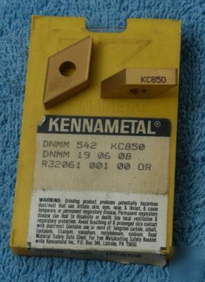 Kennametal dnmm 542 KC850 5PC carbide ins