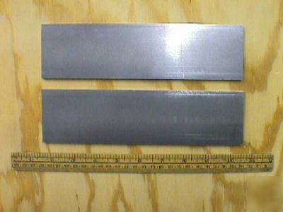 2 pcs. of 1018 cold finished steel 1/4 x 2 1/2 x 8 7/8