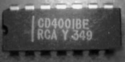 (50)CD4001BE quad 2-input nor gate,4001/MC14001 dip,nos