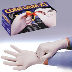 Ans 69318XL latex gloves powder free c-conform large