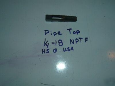 New 1/4-18 nptf vermont pipe tap 4 flute
