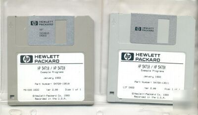 Hp 54710A 54720A programmers reference plus more