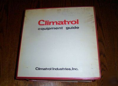 Huge catalog of climatrol heating equipment 1960's-70's