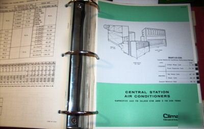 Huge catalog of climatrol heating equipment 1960's-70's