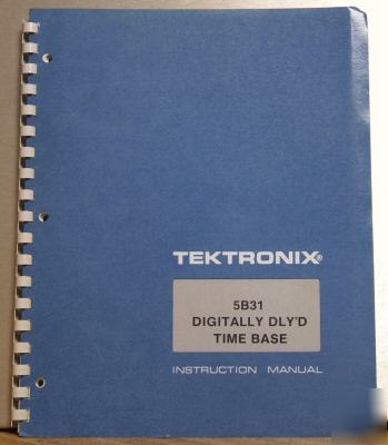 Tek tektronix 5B31 original service/operating manual