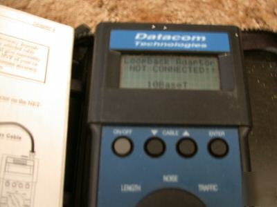 Datacom netcat 800 lan troubleshooter tester w/ remote 