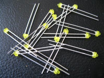 100PCS of 1.8MM yellow diffused leds,tower leds