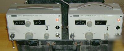 2 anritsu signal generators MG724F1 7 - 8.6 ghz / case