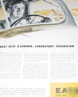 Eaton manufacturing laboratory-research -2 1946 ads