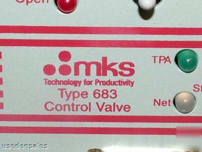 Mks 683B digital exhaust throttle valve with devicenet 