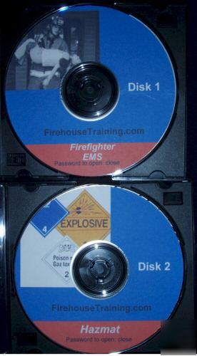 New firefighter ems hazmat powerpoint training cds