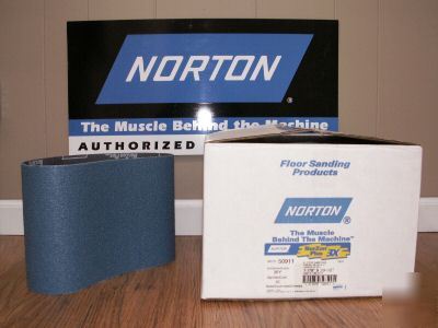 Norton norzon floor sanding belts 36 grit