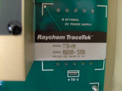 Raychem tracetek fluid leak detection system trace tek 