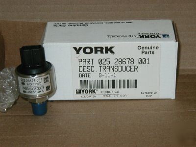 York pressure transducer 025-28678-001