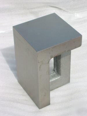 4-1/2 x 5 x 8 right angle iron plate ground block .0005