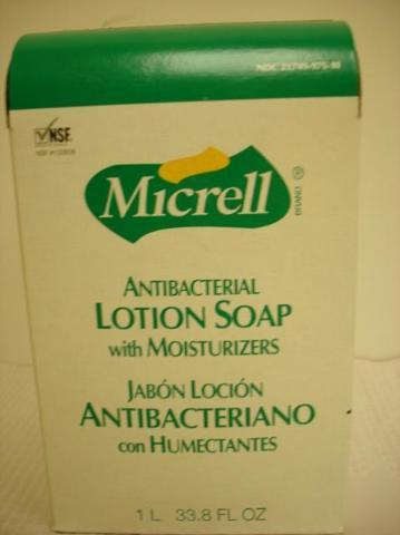 4 gojo micrell antibacterial hand soap refill