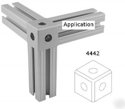 8020 t slot aluminum tri corner connector 15 s 4442 n