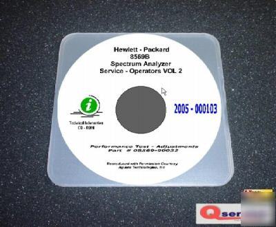Hp - agilent 8569B operators-service VOL2 cd