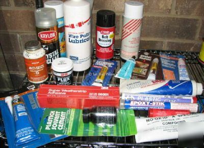 Huge lot cleanser/spray/lubricant/sealant/silicone/lube