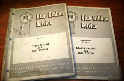 Ih tractor dt-429 engine & fuel system service manual