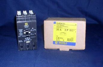 New sqd #EJB34030 3P/480V/30A circuit breaker