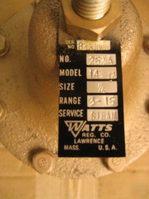 Watts regulator series 252A-1/2