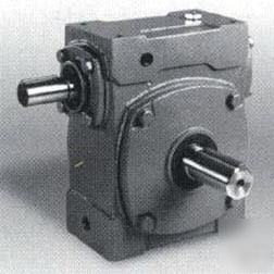 Worldwide right angle worm gear reducer 40:1 ratio