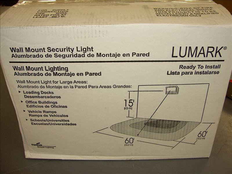 lumark PS40 400W wall mount security light