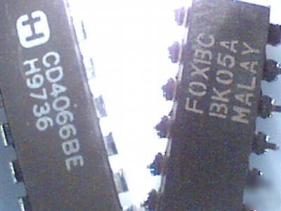 25 CD4066BE quad bilateral switch, cd 4066 cmos,dip,nos