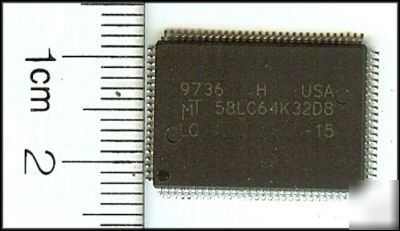 58LC64 / MT58LC64K32D8LG-15 / MT58LC64K32D8 / micron ic