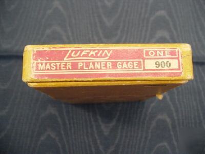 Lufkin master planer gage no. 900 little used/terrific