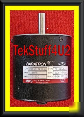 Mks 227A baratronÂ® absolute pressure transducer 1TORR