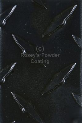 New 1 lb high temperature black iron powder coating ( )