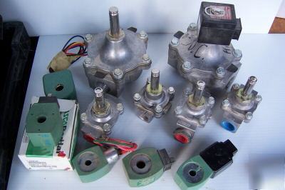 12 - asco solenoid valves various sizes