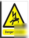Danger of death sign-adh.vinyl-300X400MM(wa-044-am)