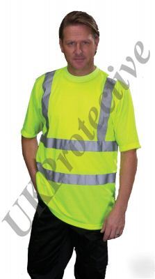 Hi-vis yellow t-shirt / safety wear - size xl