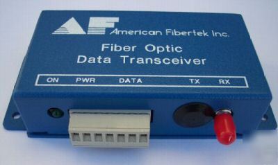 New american fibertek fiber optic datatransceiver mr-02