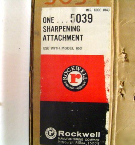 Rockwell cutter sharpening attach. for versa- plane nos