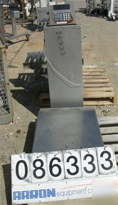 Used: fairbanks platform scale, 1000 pound capacity, mo