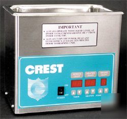 Crest 7.75 gallon digital ultrasonic heated cleaner 