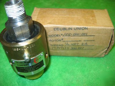 Deublin rotary rotating hydraulic 1/2 union 155-000-001