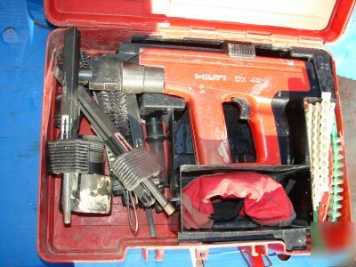 Hilti DX451 powder actuated nailer case loaded tools
