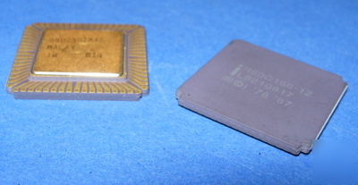 New R80C186-12 intel vintage cpu gold 80C186