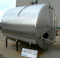 Used: mojonnier brothers cold wall tank, 3500 gallon, 3