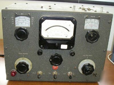Vintage q meter boonton radio 190-a