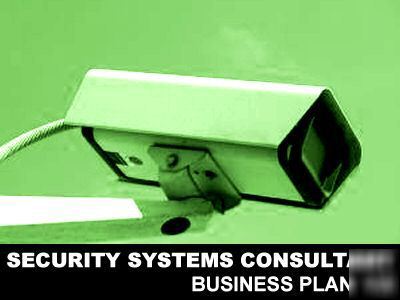 Security systems consultant firm- business plan