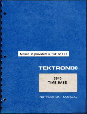 Tek 5B40 svc/ops manual in two resolutions and A3 + A4