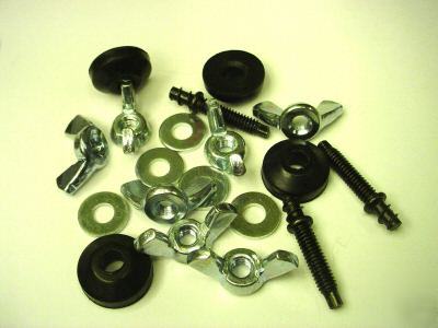400 chrome plated wing nuts faucet washers fasteners